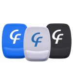 Mouse Pad Ergonômico Retangular Com Apoio