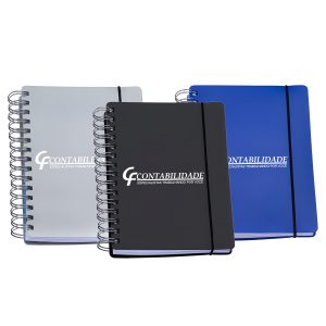 Agenda Compacta Wire-o com Elástico