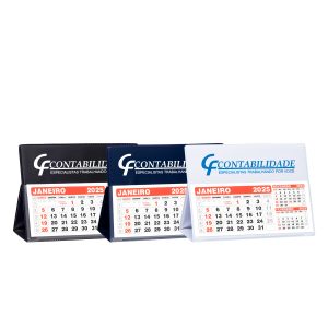 Calendário De Mesa Pequeno 2025