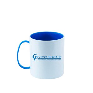 Caneca de Polímero Alça e Interior Colorido