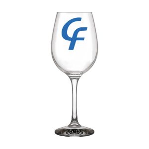 Taça de vinho de vidro - CF Contabilidade